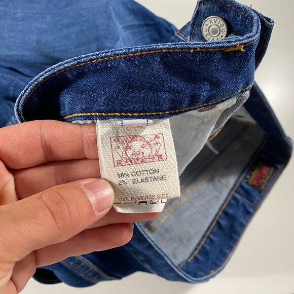 Evisu Slim Fit Seagull Pocket 11oz Blue Jeans mens size 32x31.5 - Picture 6 of 11